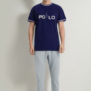 POLO Round Neck T-Shirt Dark Blue