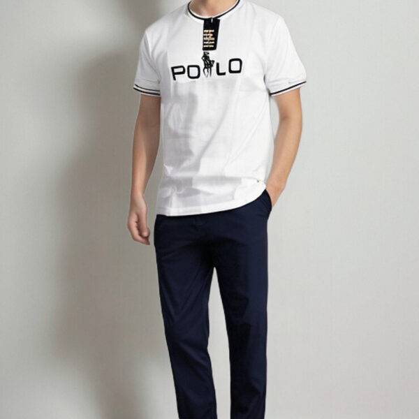 POLO Round Neck T-Shirt White